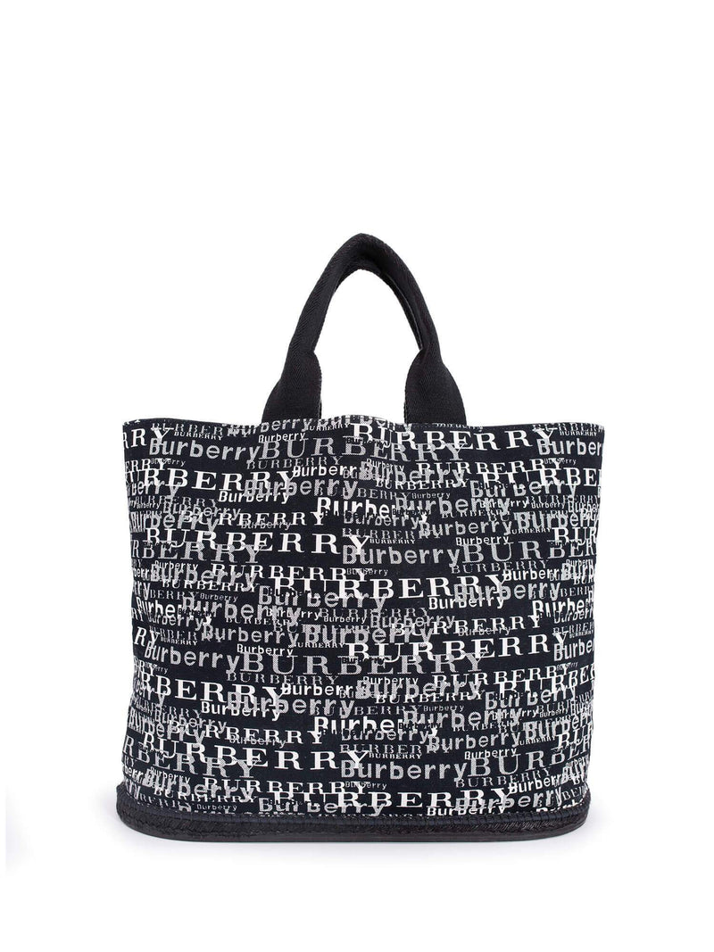 Burberry Logo Large Shopper Bag Black-designer resale