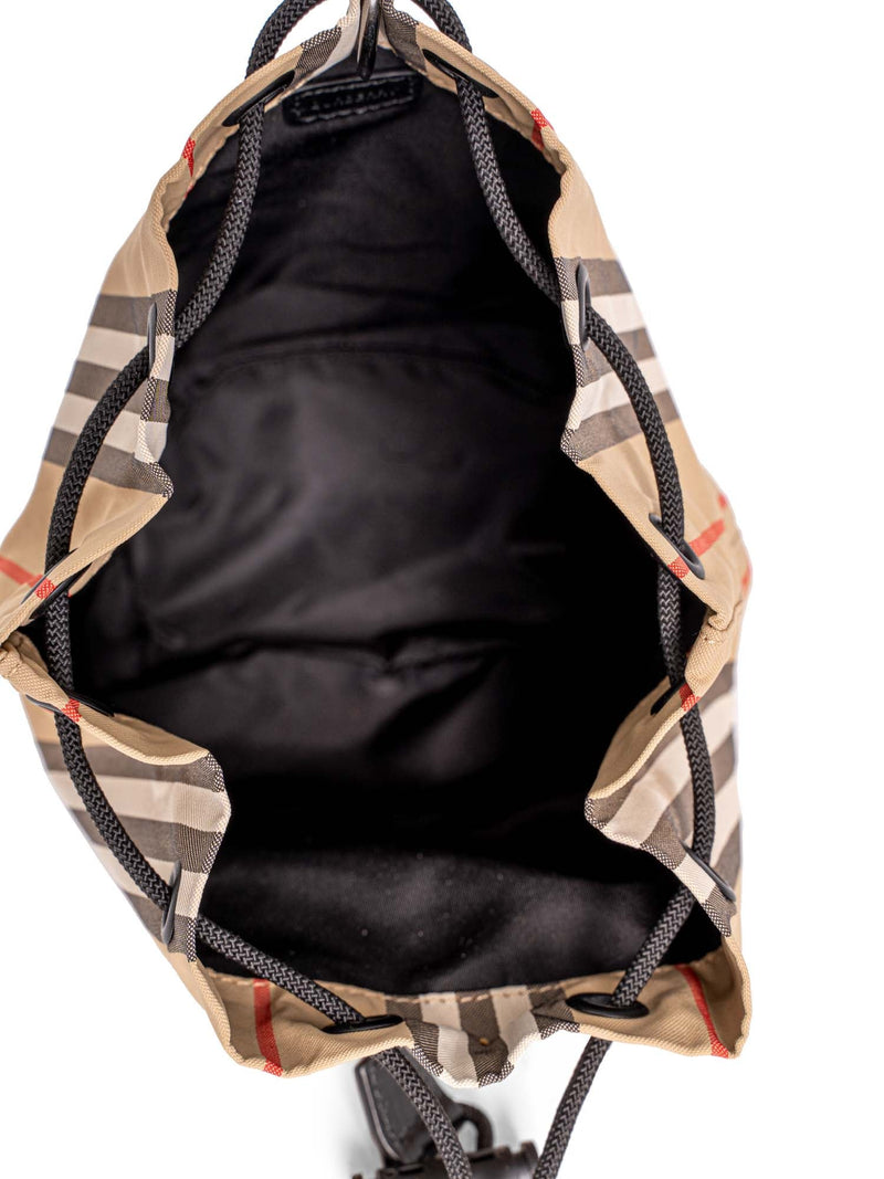 Burberry Nova Check Bucket Bag Brown-designer resale