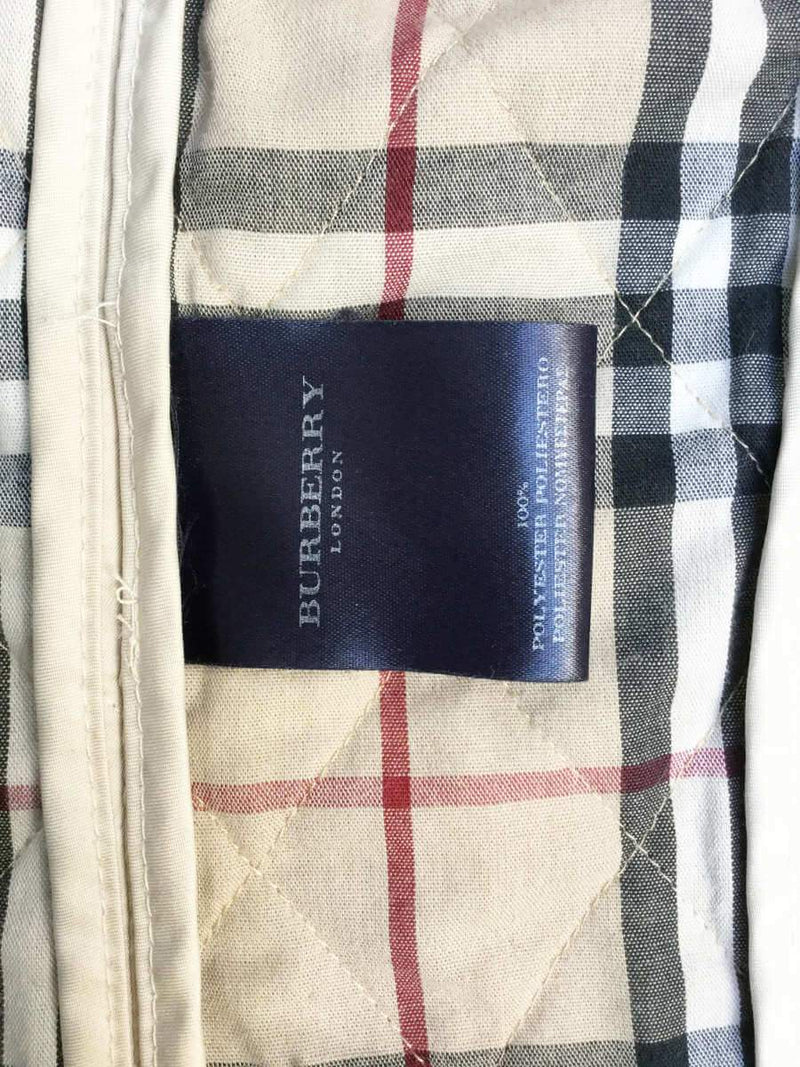 Burberry Nova Check Quilted Jacket Beige