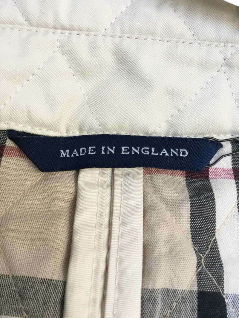 Burberry Nova Check Quilted Jacket Beige-designer resale