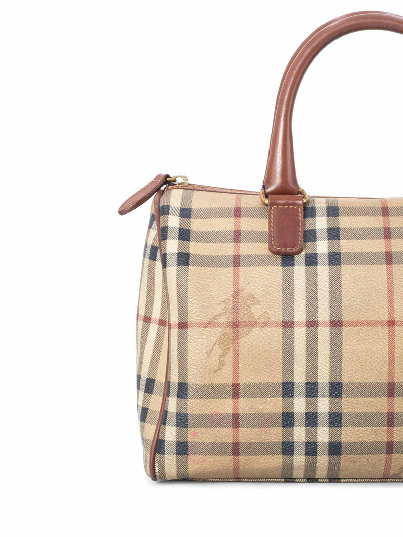 Burberry Nova Check Speedy Bag 30 Brown-designer resale