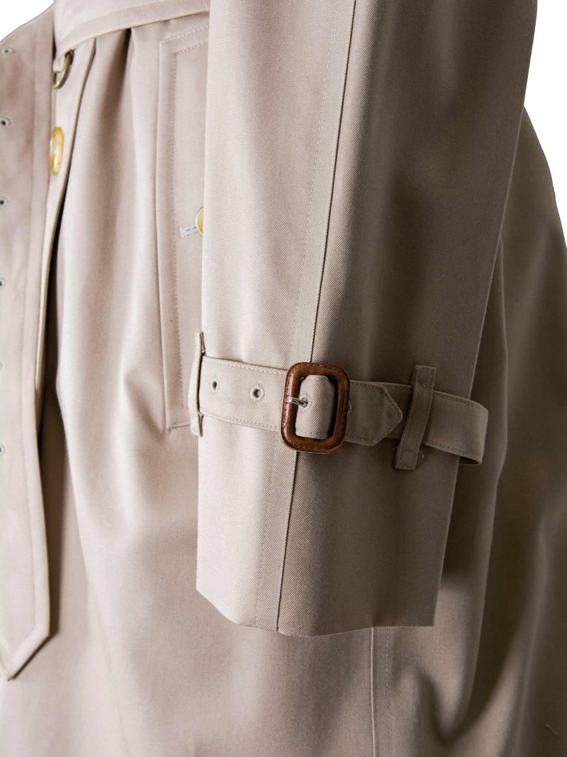 Burberry Nova Check Trench Coat Beige-designer resale