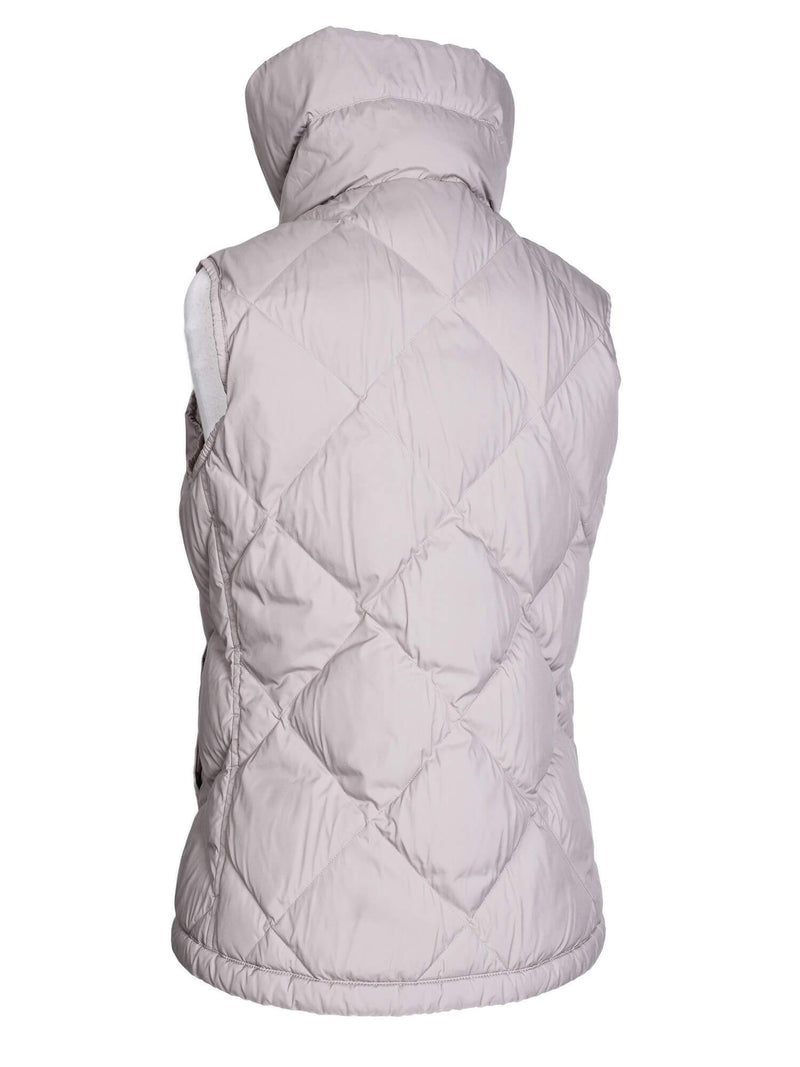 Burberry Quilted Down Novacheck Vest Taupe-designer resale