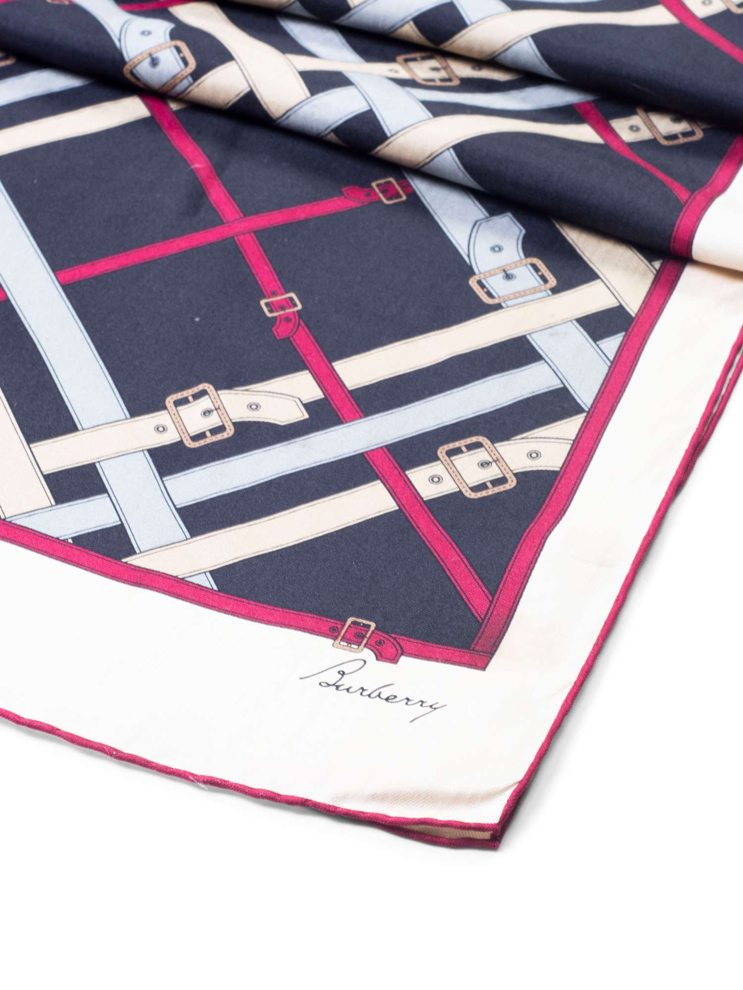 Burberry Silk Nova Check Scarf Muliticolor-designer resale