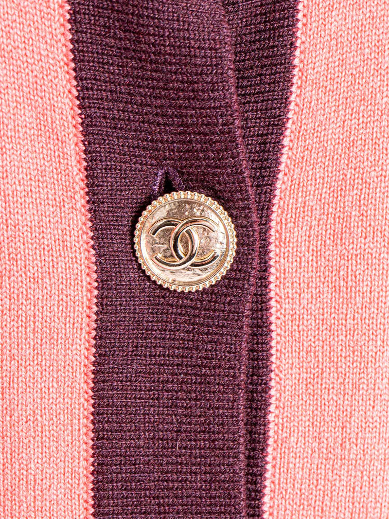 Chanel Purple Cardigan