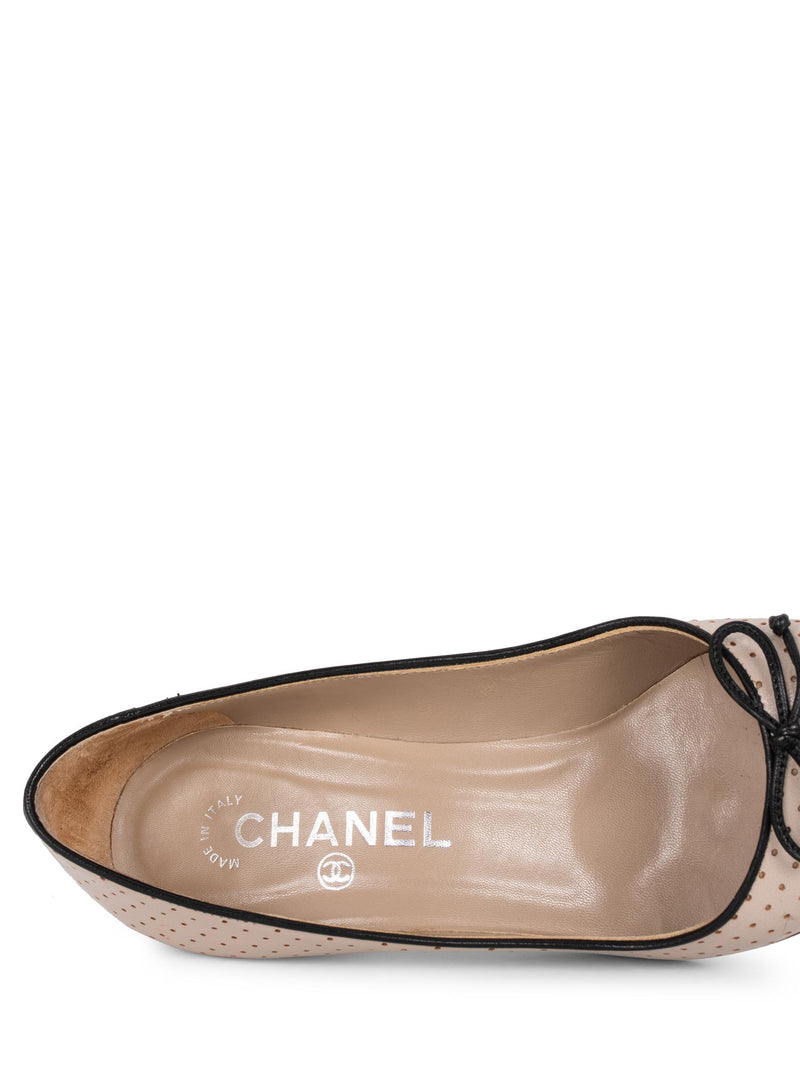 CHANEL, Shoes, Chanel Metallic Ballet Flats Resoled