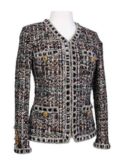 【新品未使用】laubeblanc Fringe tweed Jacket Fringe tweed Jacket – L'AUBE BLANC