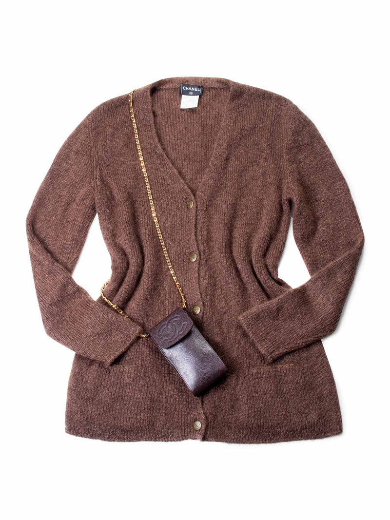 Chanel Wool Cardigan Sweaters