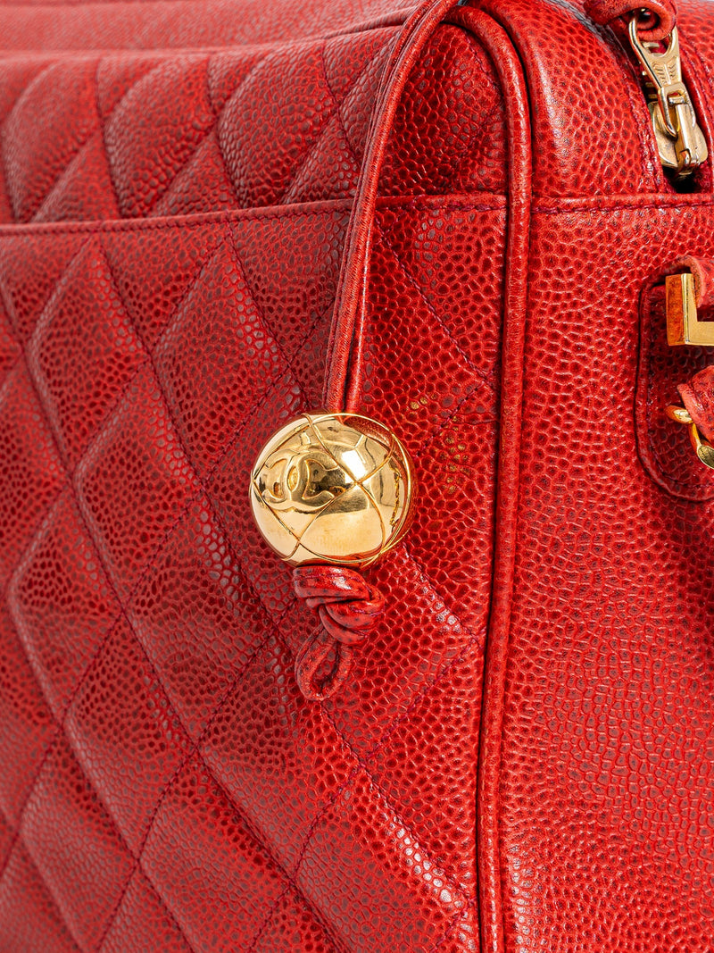 Chanel Vintage - Caviar Petit Timeless Shopping Tote Bag - Red - Caviar  Leather Handbag - Luxury High Quality