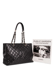 Trendy CC Chanel Petite Shopping Quilted CC Logo Caviar Bag Black Leather  ref.648695 - Joli Closet