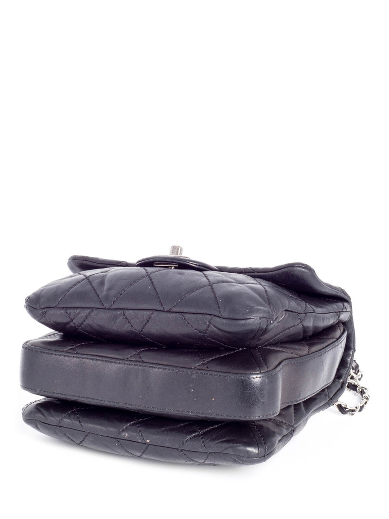 Chanel Black Leather Ultimate Stitch Classic Flap Handbag