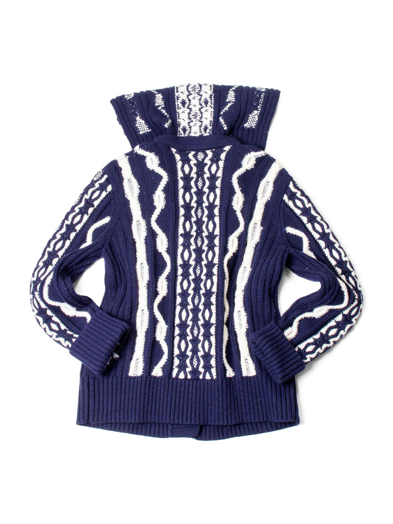 Louis Vuitton Graphic Nautical Knit Cardigan