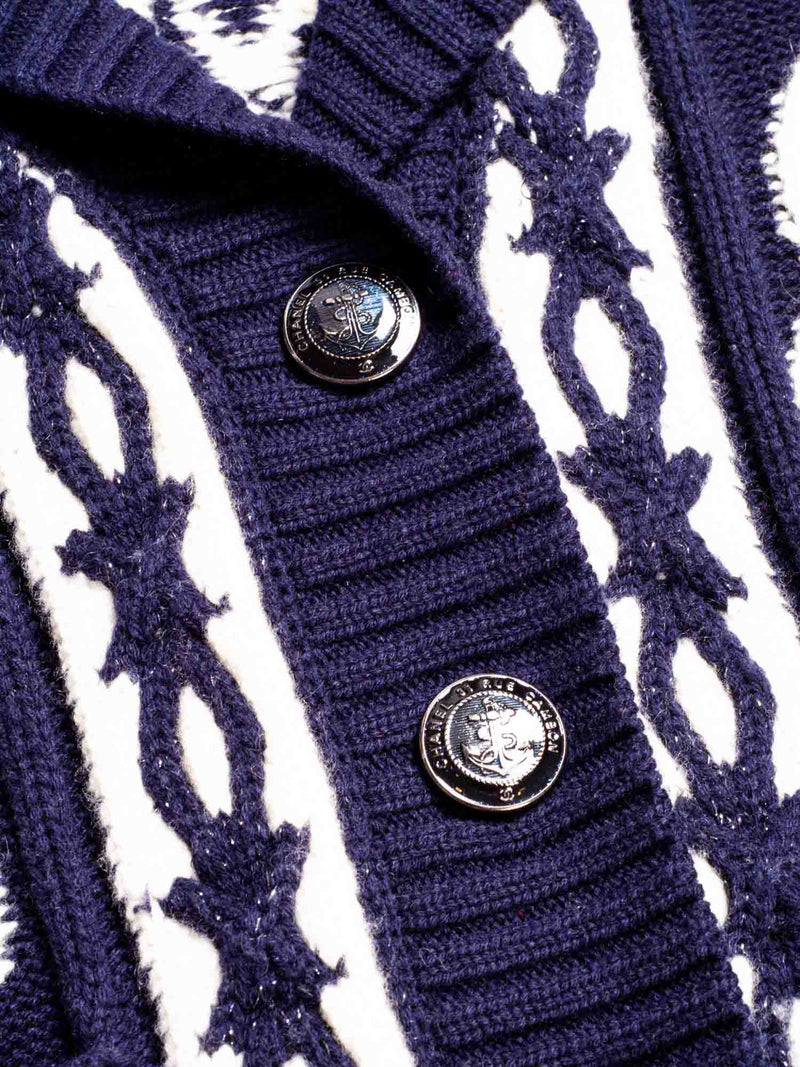 Louis Vuitton Graphic Nautical Knit Cardigan