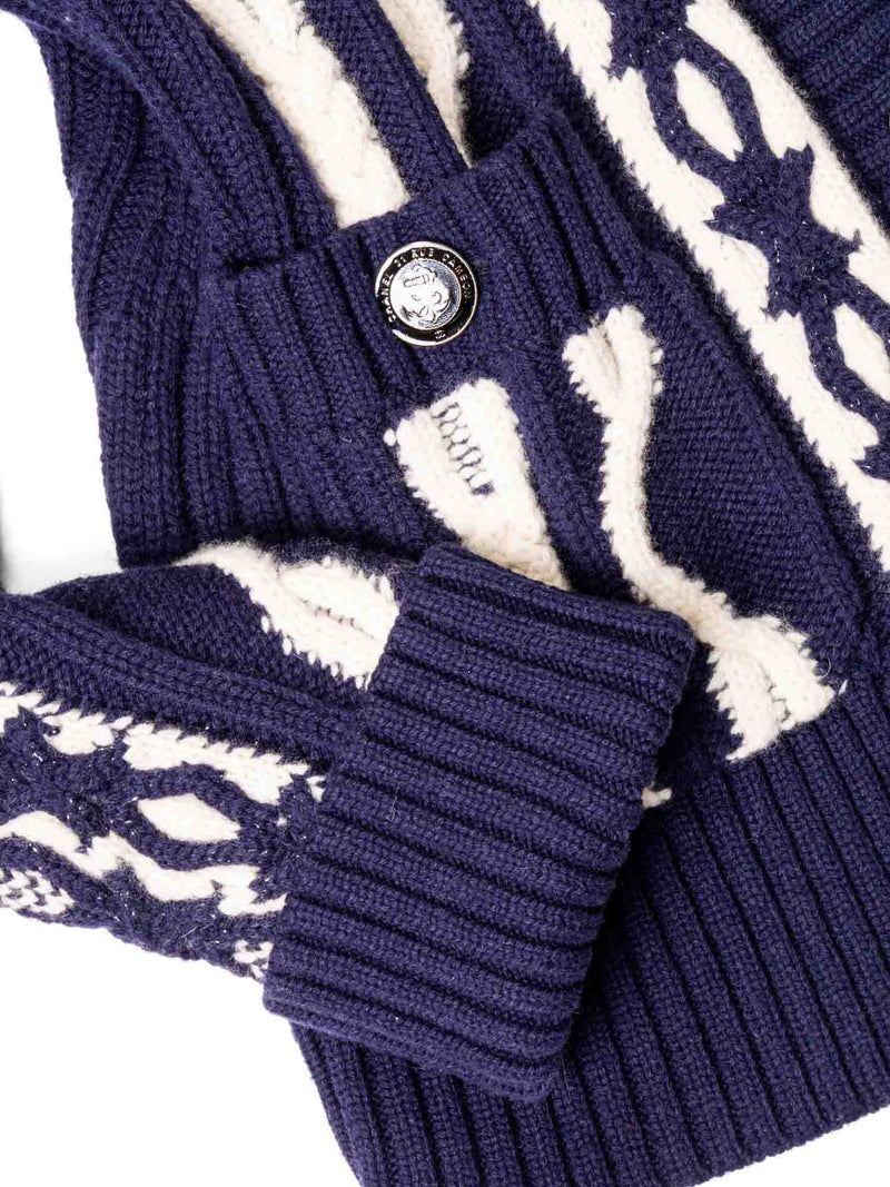 Louis Vuitton Graphic Nautical Knit Cardigan