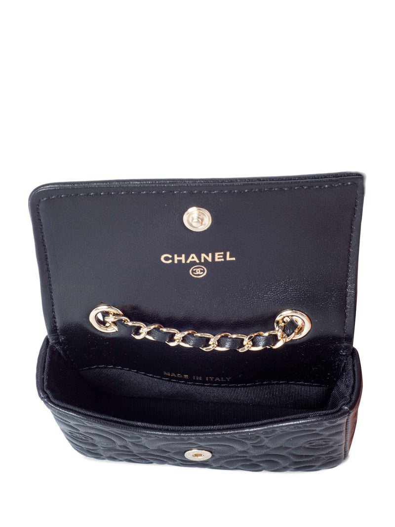 Chanel 20K Black Diamond Caviar Quilted Gold CC Waist Fanny Pack Bum Belt  Bag