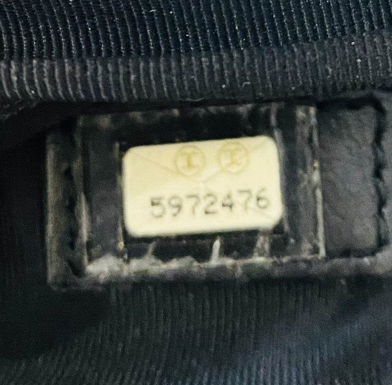 CHANEL Caviar CC Logo Backpack Black-designer resale