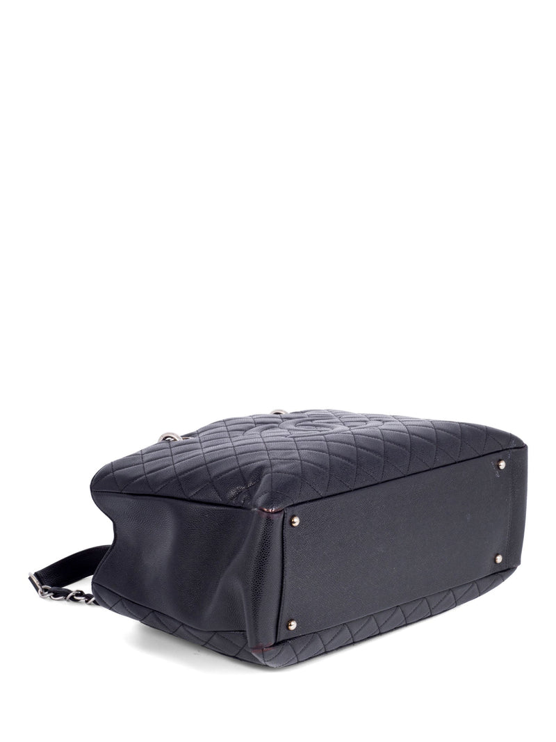 CHANEL Caviar Quilted Grand Shopping XL Bag Black-designer resale