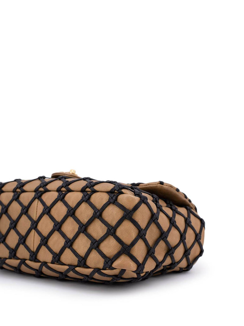 CHANEL Caviar Quilted Jumbo Single Flap Gold-designer resale
