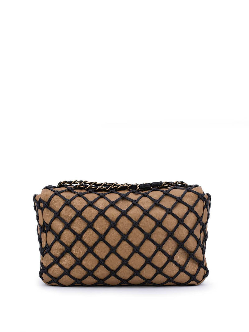 CHANEL Caviar Quilted Jumbo Single Flap Gold-designer resale