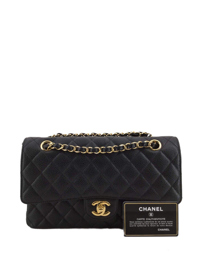 Chanel Caviar Quilted Medium Double Flap Bag Black