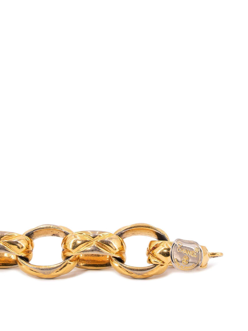 CHANEL Chain Link Bracelet Gold-designer resale