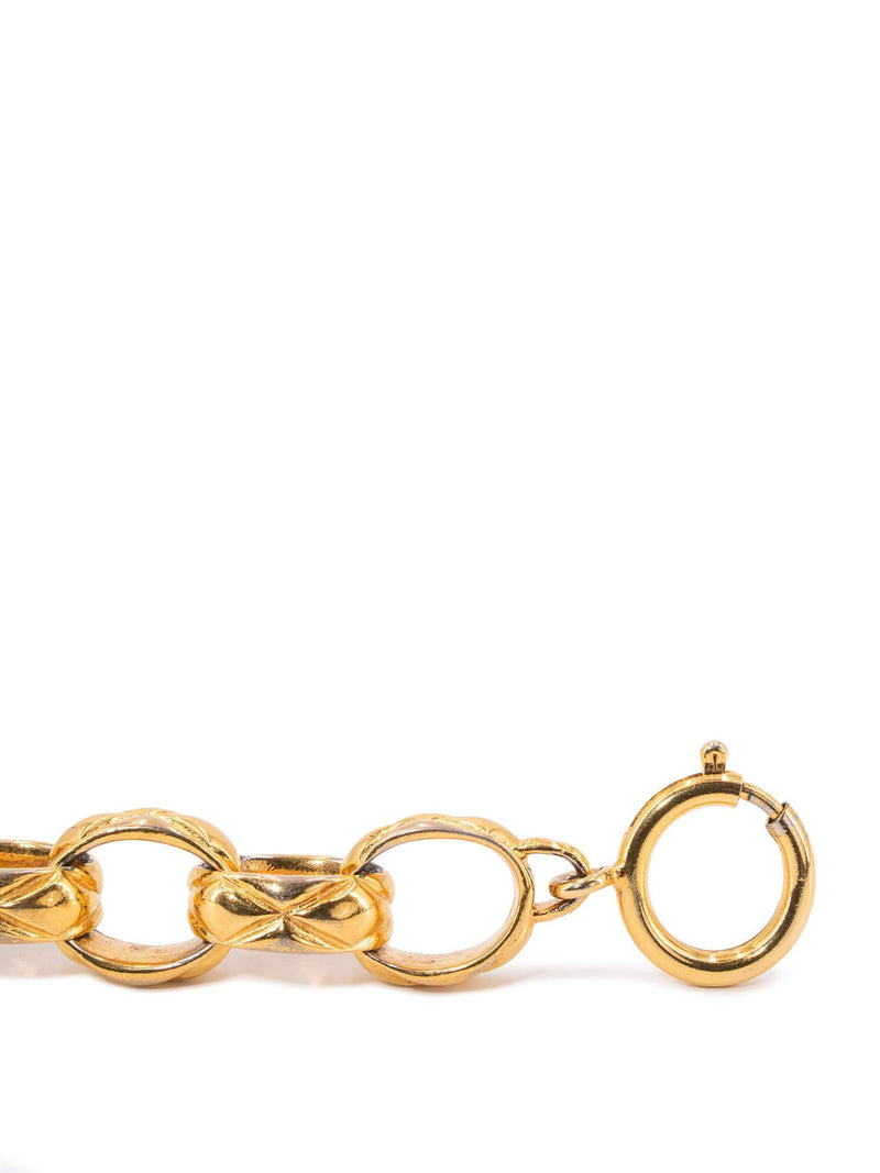 CHANEL Chain Link Bracelet Gold-designer resale