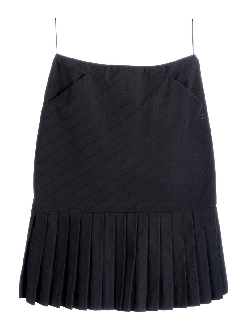 Chanel - Authenticated Skirt - Cashmere Black Abstract for Women, Never Worn