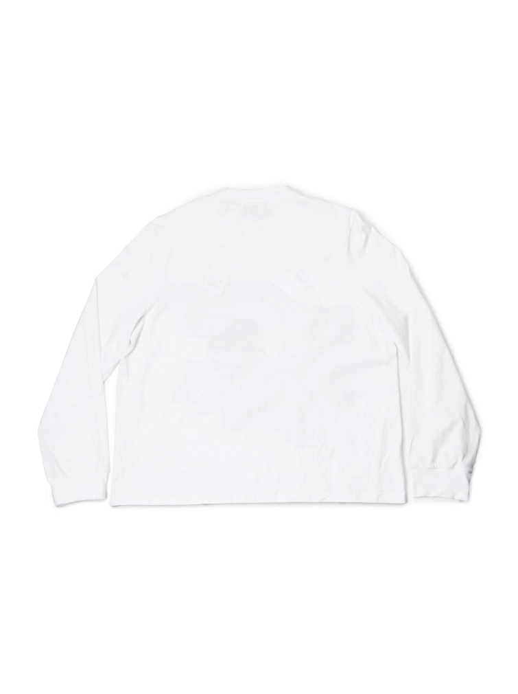 CHANEL Cotton Sequin CC Logo Shirt White Black-designer resale