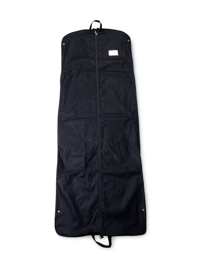 CHANEL Extra Long Canvas Garment Cover Bag Black-designer resale