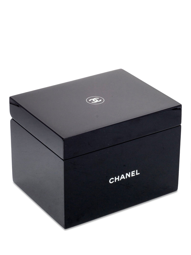 CHANEL Lacquered Beauty Jewelry Box Black-designer resale