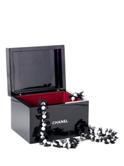 SET - CHANEL Empty Earrings Necklace Gift Box 2.65 x 2.65 x 1.45 Bag &  Pouch