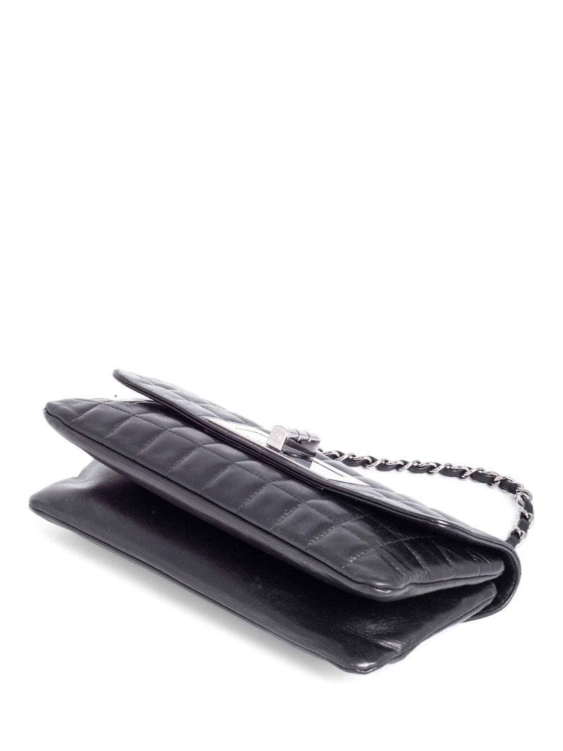 CHANEL Lambskin Leather Square Quilted Reissue Flap Bag Black-designer resale