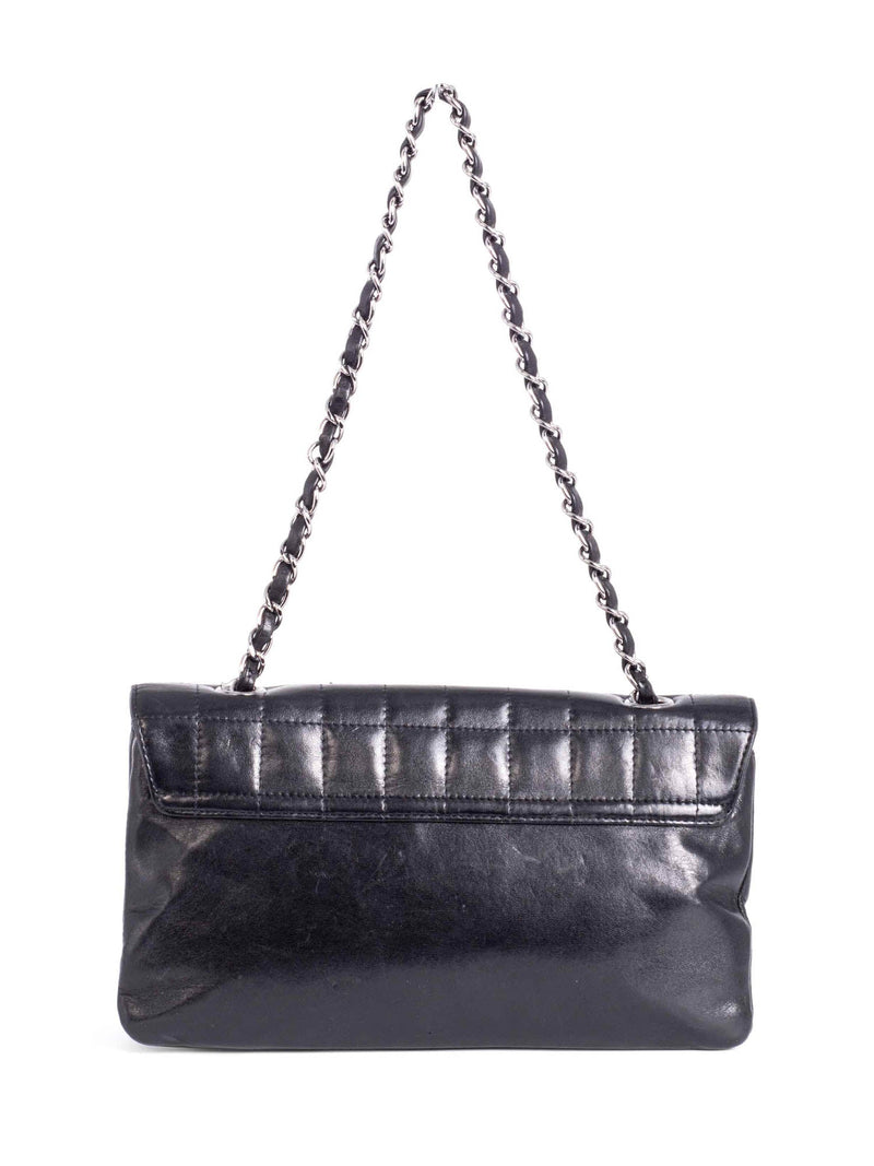 CHANEL Lambskin Leather Square Quilted Reissue Flap Bag Black-designer resale