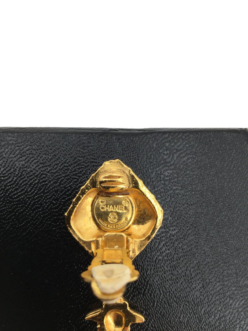 CHANEL Madame Coco Clip On Earrings Gold-designer resale