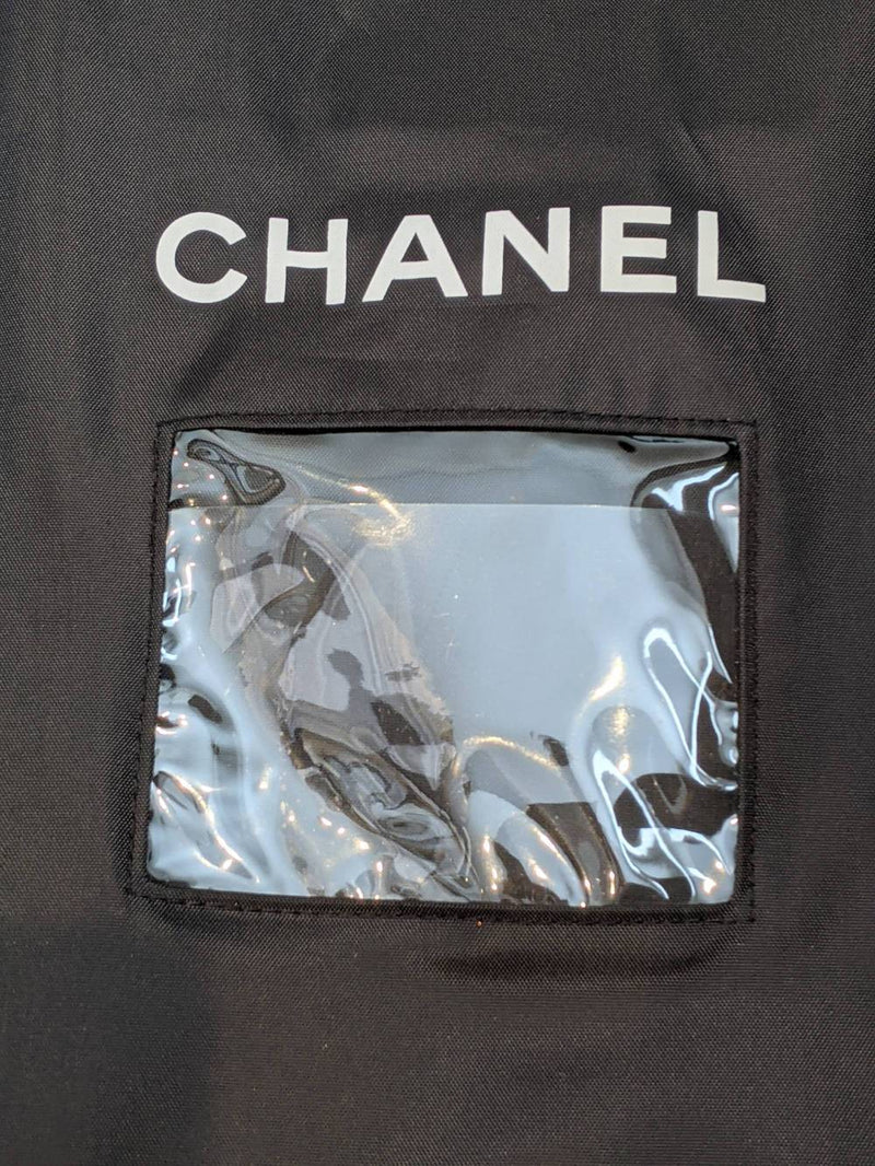 CHANEL Nylon Garment Cover Bag Black-designer resale
