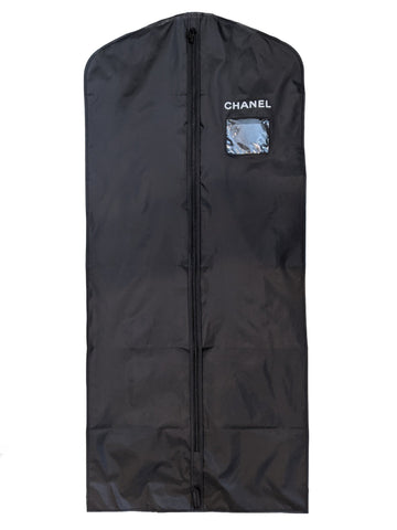 CHANEL Nylon Garment Cover Bag Black-designer resale