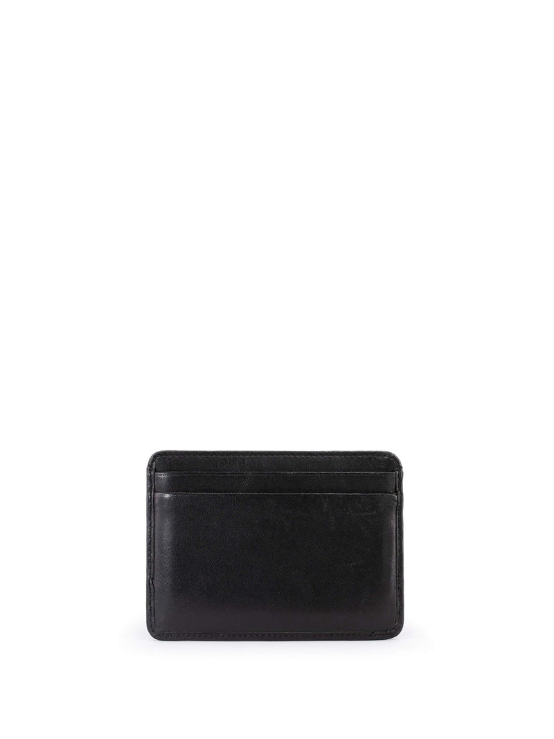 CHANEL Quilted Leather CC Cambon Card Holder Wallet Black-designer resale