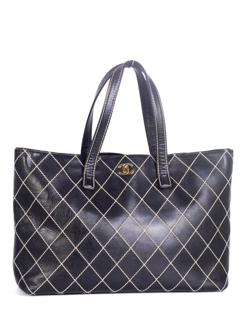CHANEL Wild Stitch Quilted Leather Small Surpique Tote Bag - Consigned  Designs