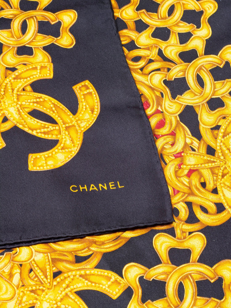 CHANEL Vintage Silk 31 Rue Cambon Scarf