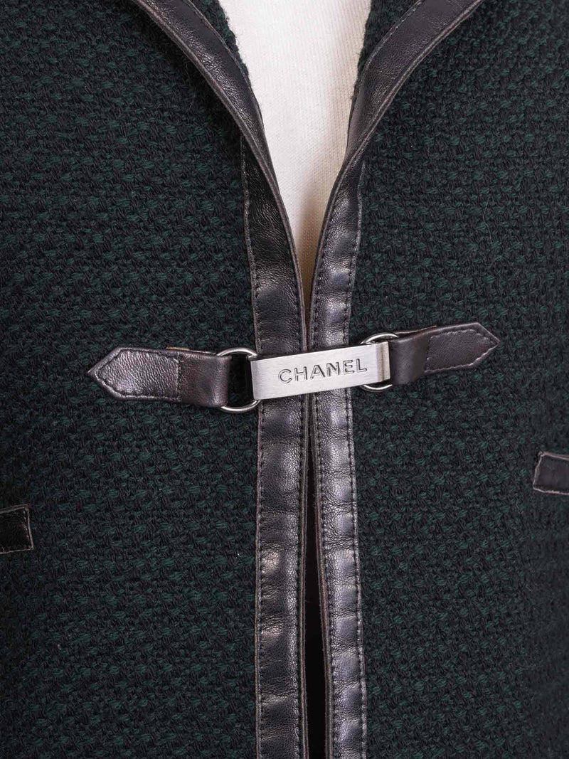 Chanel Black Lambskin Leather CC Studded Large Tote Bag - Yoogi's Closet