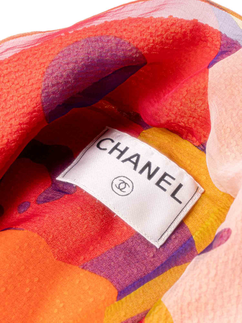 Chanel Excellent 08a Lesage Tweed Plaid Blazer Pink Fringed Jacket 42 Us 10  Auction
