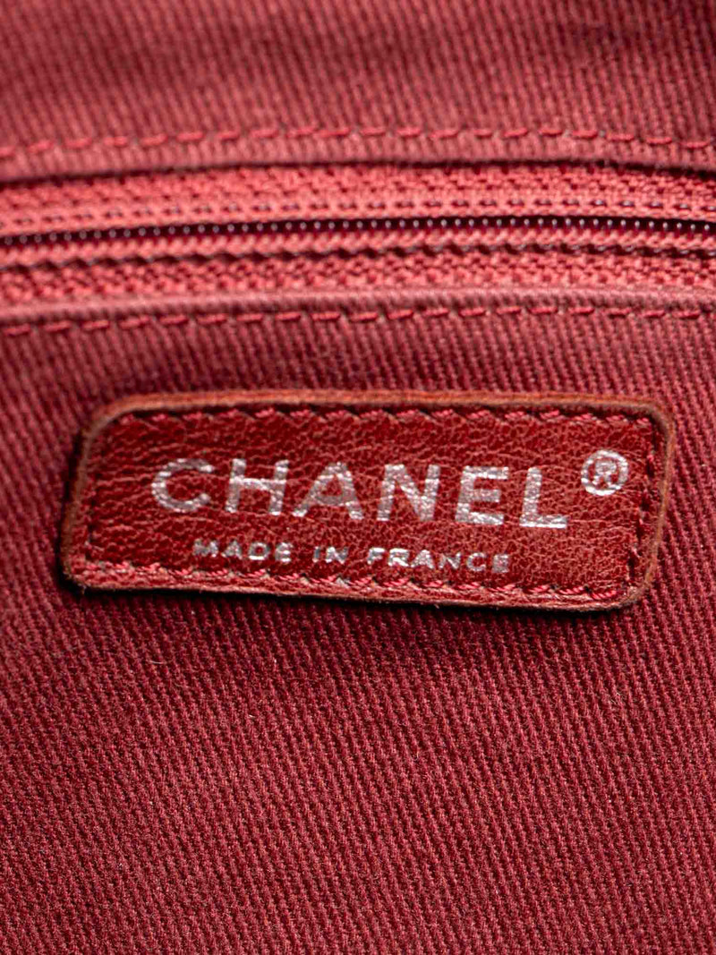 CHANEL Vintage CC Logo Caviar Leather Shopper Bag Black-designer resale