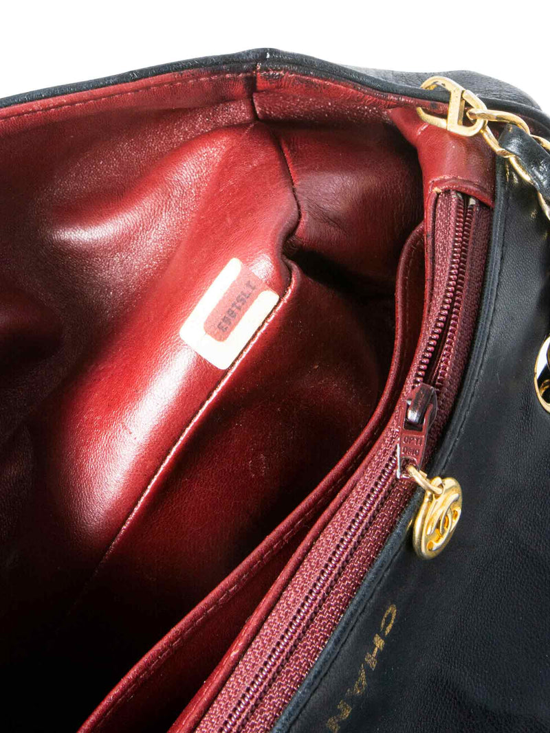 CHANEL Vintage Diana Flap Medium Bag Black-designer resale