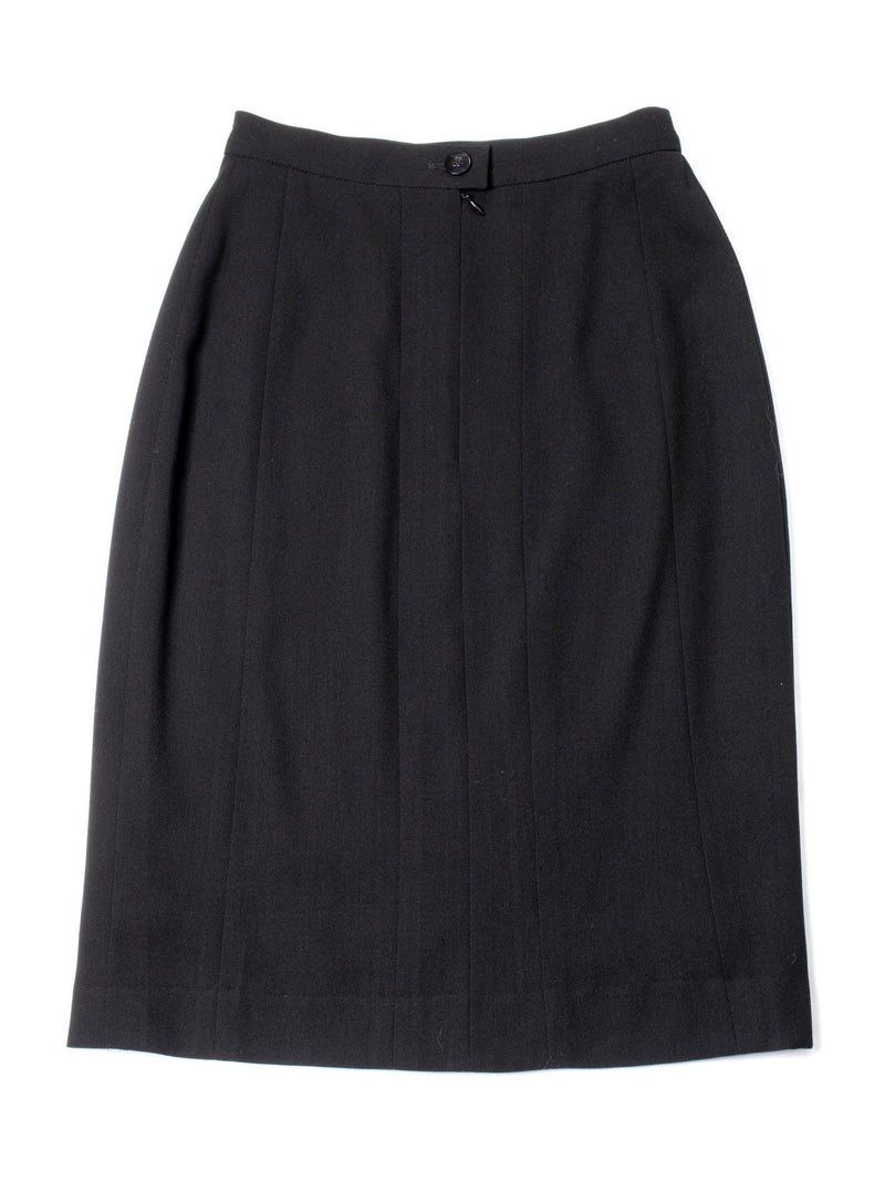 Chanel - Authenticated Skirt - Cashmere Black Abstract for Women, Never Worn