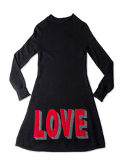 【Kleesier】Love note knit dress Long Sleeve Knit Midi Dress – Monique Lhuillier