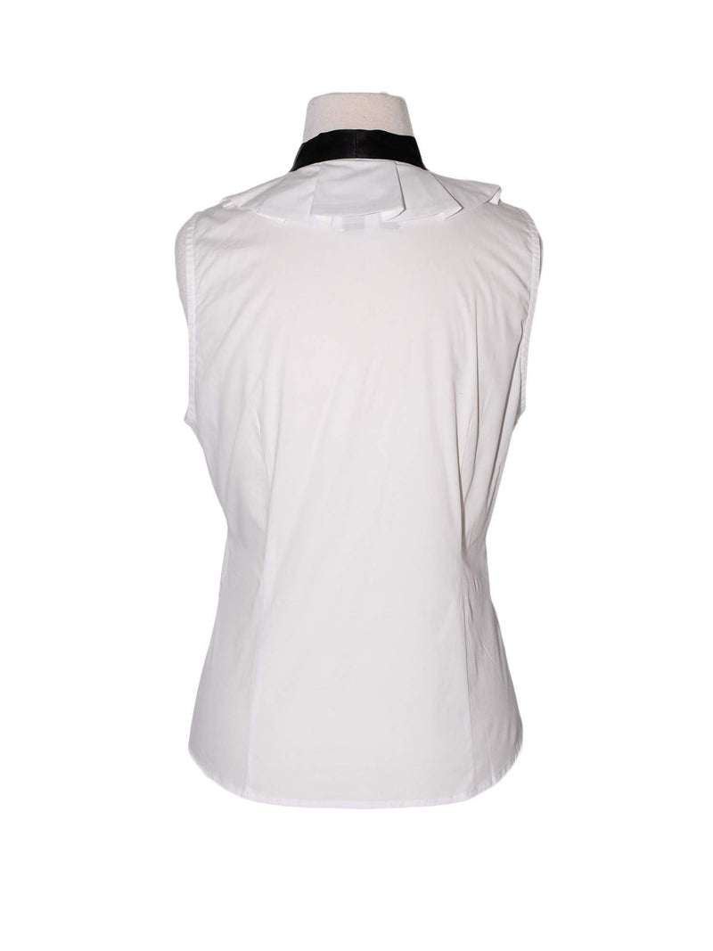 CODO Cotton Shirt With Silk Bow White-designer resale
