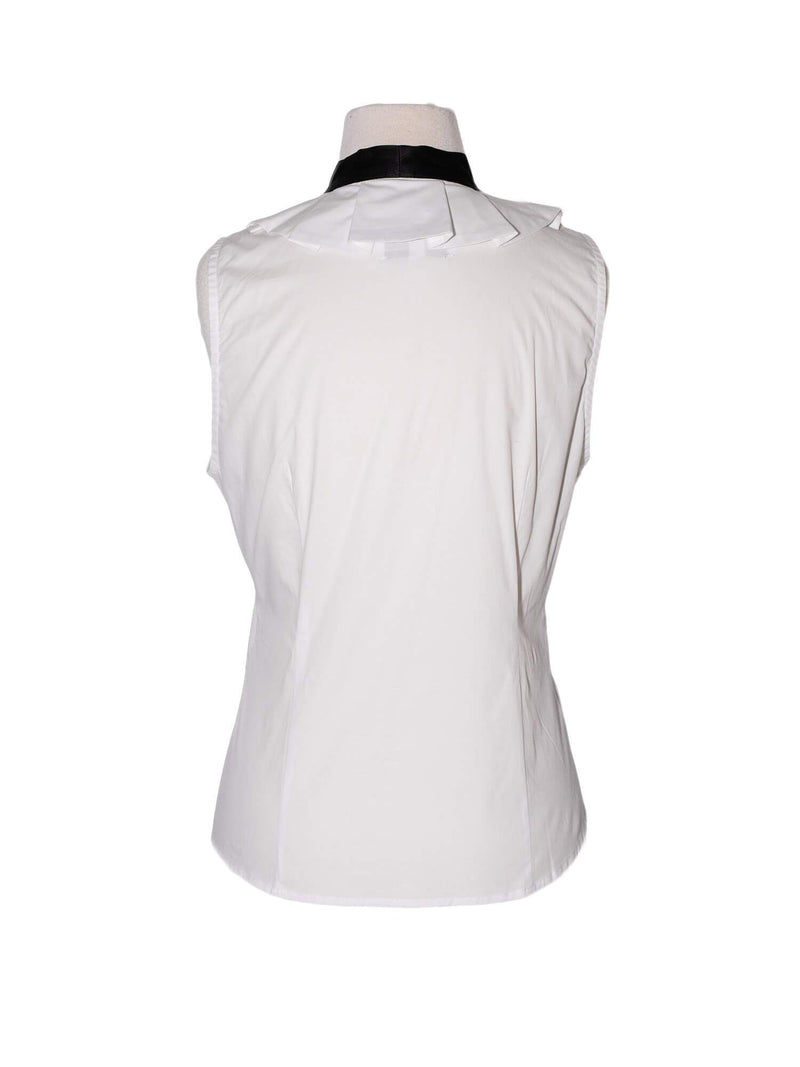 CODO Cotton Shirt With Silk Bow White-designer resale