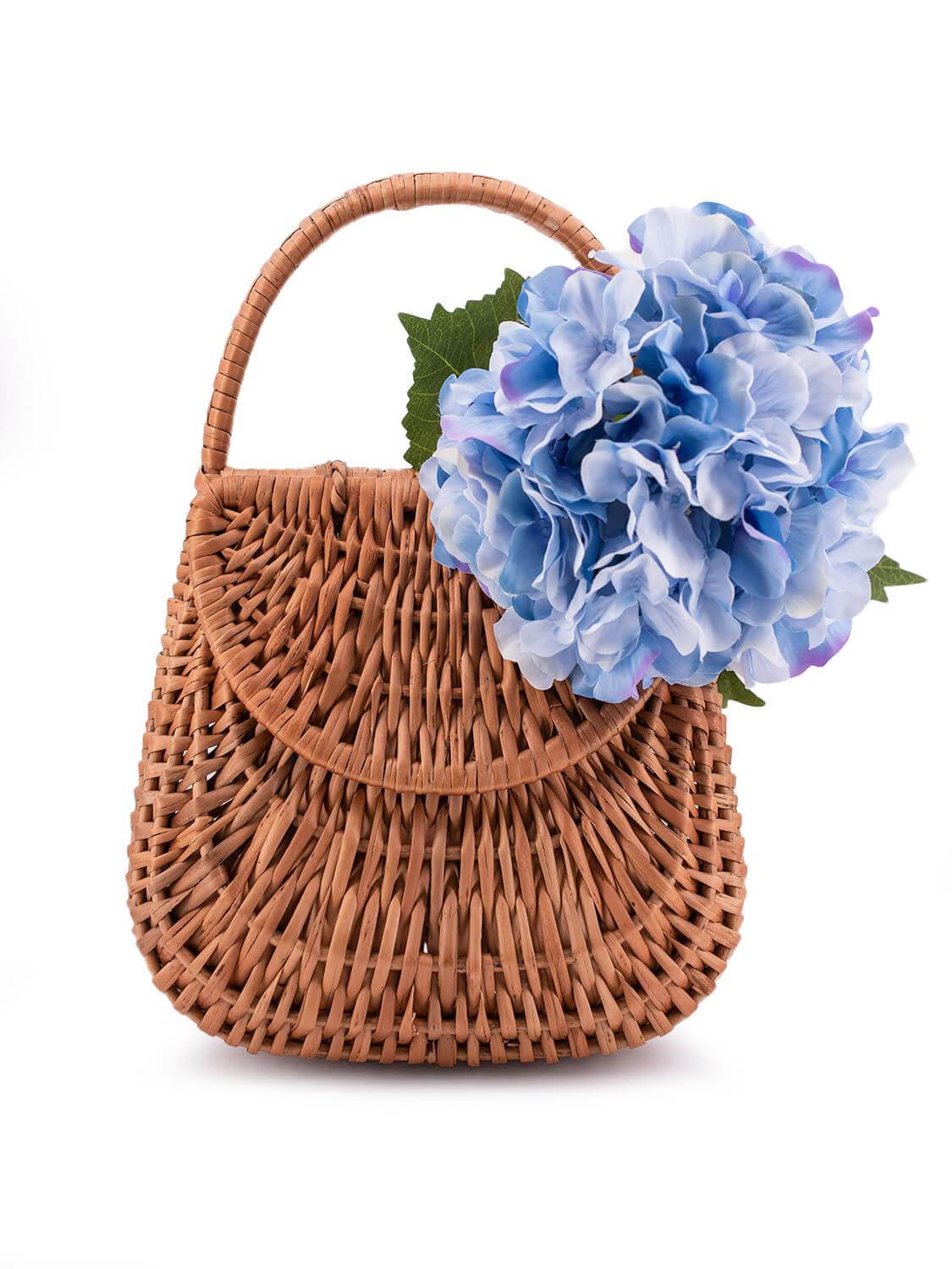 CODO Natural Straw Woven Top Handle Flap Bag-designer resale