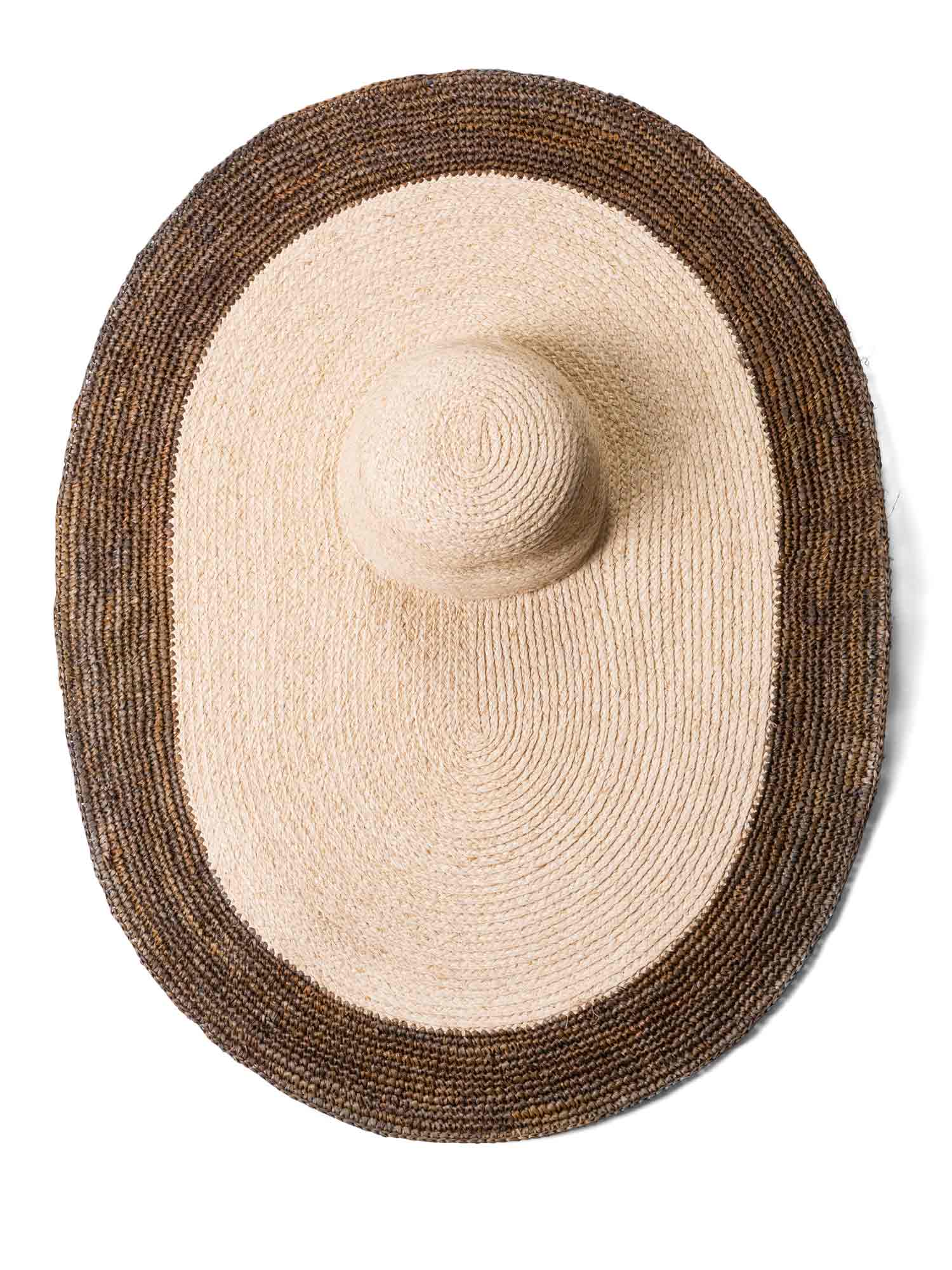 CODO Natural Woven Gigantic Straw Sun Hat-designer resale