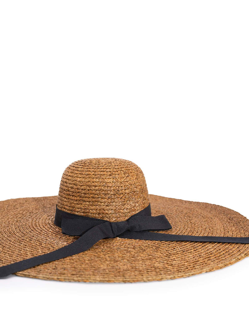 CODO Natural Woven Oversized Straw Sun Hat-designer resale